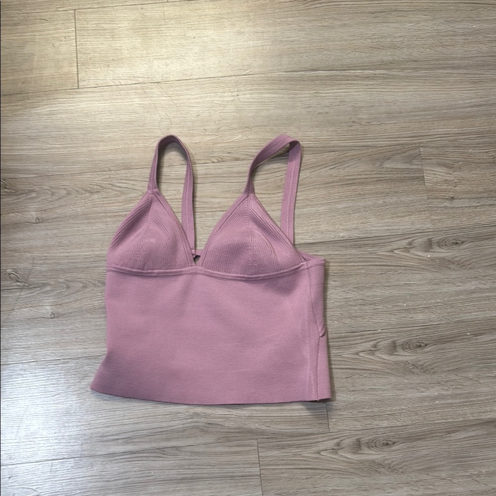 Women's Pink Sleeveless Top